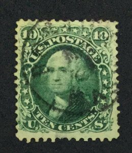 MOMEN: US STAMPS #68 USED LOT #44104