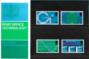 GB QEII 1969 TECHNOLOGY  PRESENTATION PACK NUMBER 13,  MNH SET, FREEPOST