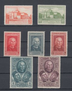 Spain 1930 - Full  Set America Columbus - Edifil 559/565 MNH Luxe