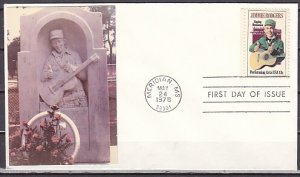 United States, Scott cat. 1755. Country Music, J. Rogers. First day cover. ^