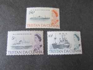 Tristan da Cunha 1965 Sc 812-814 MNH