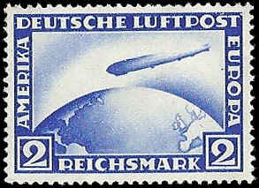 Germany - C36 - Tiny Spot on Stamp - MNH - SCV-240.00