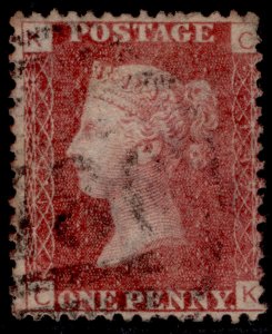 GB QV SG44, 1d lake-red PLATE 137, USED. CK