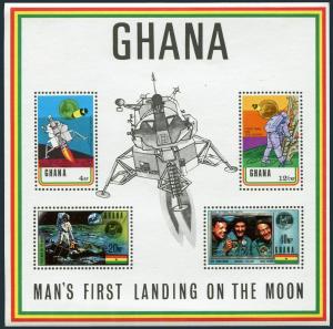 1970 Ghana 397-400/B39b II Apollo 11 10,00 €