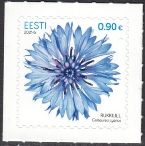 ESTONIA 2021 FLOWERS CORNFLOWER BLUMEN FLEURS S/A