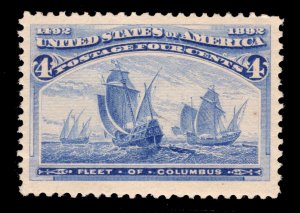 MOMEN: US STAMPS #233 MINT OG NH VF/XF JUMBO LOT #83064*