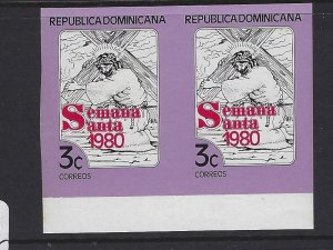 Dominican Republic SC 824 Imperf Pair MNH (7gmx)