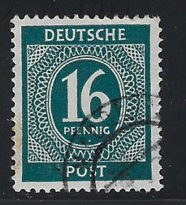 Germany AM Post Scott # 542, used