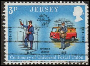 Jersey 100 - Used - 3p Mailmen, 1862 & 1969 (1974) +
