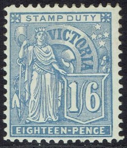 VICTORIA 1886 'VICTORIA' 1/6 BLUE