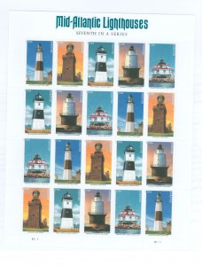 United States #5625b Mint (NH) Souvenir Sheet (Lighthouses)