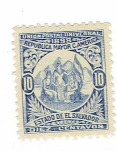 EL SALVADOR SCOTT#181 1898 ALLEGORY OF CENTRAL AMERICAN UNION - MH