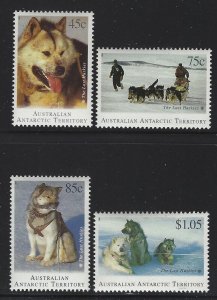 Australian Antarctic 1994 Polar Huskies set Sc# L90-93 NH 
