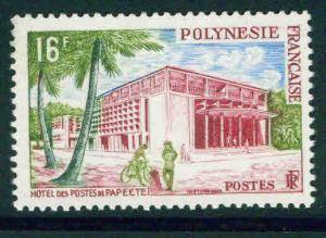 FRENCH POLYNESIA  Scott 195 MNH** Papeete Post Office