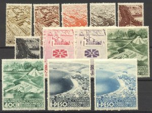 MEXICO #740//C90 Mint NHx - 1938 Planning Congress Set