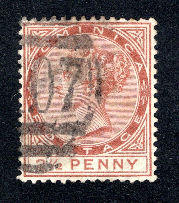 Dominica SC #20   VF, Used,    CV $5.00   ...... 1710012