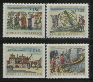 Austria 1966 Theatar Collection Art Painting Sc 773-76 MNH # 3098