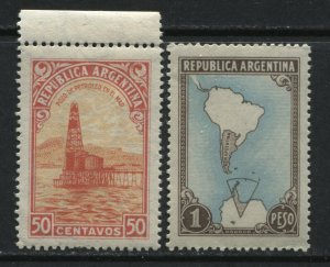 Argentina 50 centavos and 1 peso unmounted mint NH