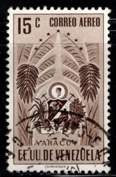 Venezuela - #C548 Arms of Yaracuy - Used