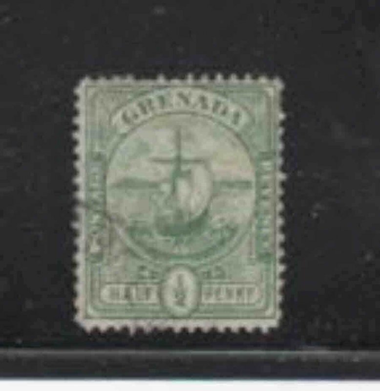 GRENADA #68 1906 1/2p SEAL OF COLONY F-VF USED a