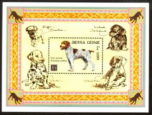 SIERRA LEONE 1994 1200Le WIRE HAIRED POINTING GRIFFON Year of the Dog SS Sc 1718