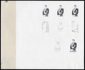 Equatorial Guinea 1975 Sc#75193/75200 Definitive Macias/Women Year COLOR PROOFS
