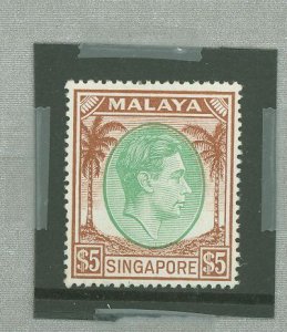 Singapore #20a  Single