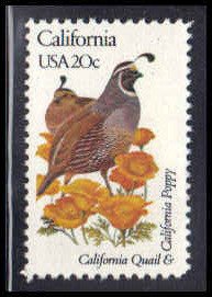 1957A 20c California MNH Dry Gum Fine V1818