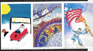 1998 Visa Olympics Of The Imagination Postcards (my667)