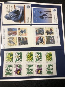 SWEDEN 2005 OFFICIAL BOOKLET YEAR SET Unused Mint Never Hinged. 