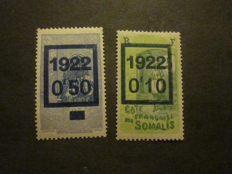 Somali Coast #119-20 Mint Hinged - WDWPhilatelic 