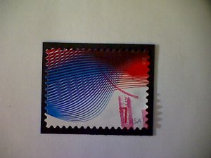 United States, Scott #4953, used(o), 2015, Patriotic Waves, $1.00, red and blue