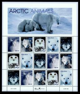 US#3292a  Arctic Animals Issue - Pane of 15 - OGNH - VF/XF - CV $13.00 (ESP#151)