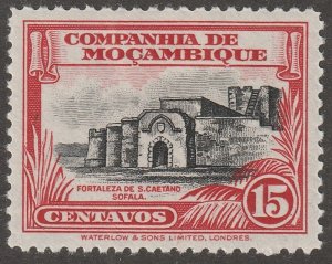 Mozambique Company, stamp, Scott#178, mint, hinged, 15 centavos,