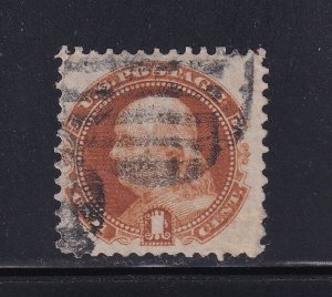 112 VF used neat cancel with nice color cv $ 140 ! see pic !