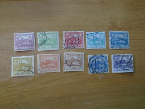 Czechoslovakia  #  1-10  used