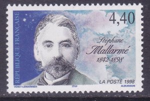 France 2666 MNH 1998 Stéphane Mallarmé - Poet Very Fine