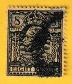 GREAT BRITAIN SCOTT#169 1913 8d KING GEORGE V- USED