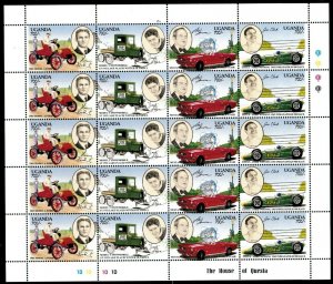 Uganda 1994 - FORD AUTOMOBILES - Sheet of 20 (Scott #1211) - MNH