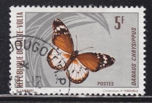 Burkina Faso 247 Danaus Chyrsippus 1971