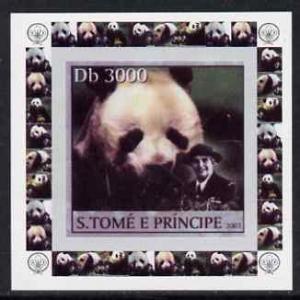St Thomas & Prince Islands 2003 Pandas (with Lady Bad...