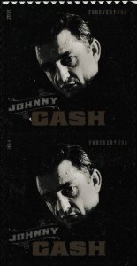 US 4789 Music Icons Johnny Cash forever vert pair (2 stamps) MNH 2013