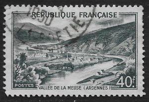 France #631 40fr Meuse Valley, Ardennes