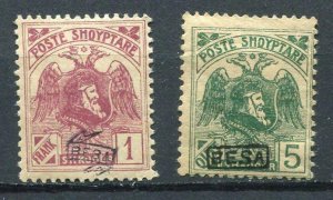 Albania 1922 Mi 77/81 Overprint MH 3274