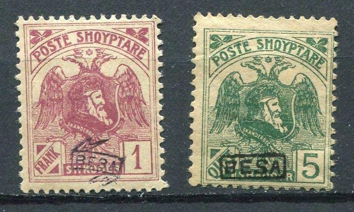 Albania 1922 Mi 77/81 Overprint MH 3274