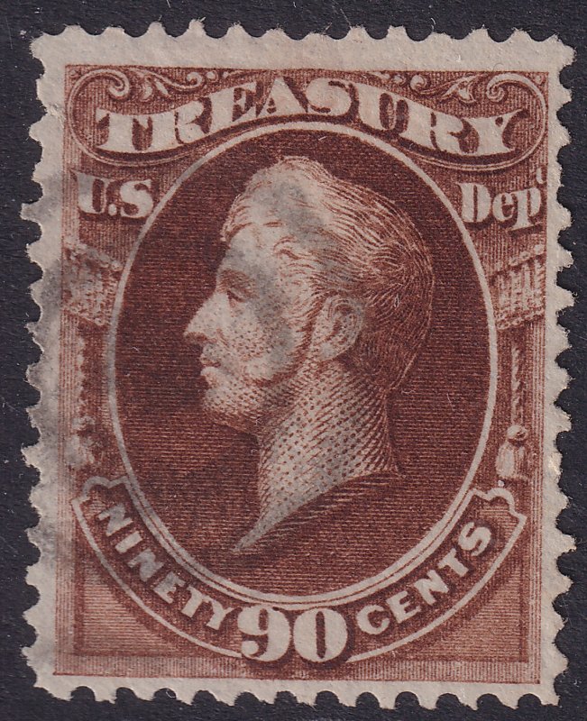 #O82 Used, VF (CV $17.5 - ID51205) - Joseph Luft