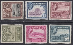 Antigua #116-121 Mint
