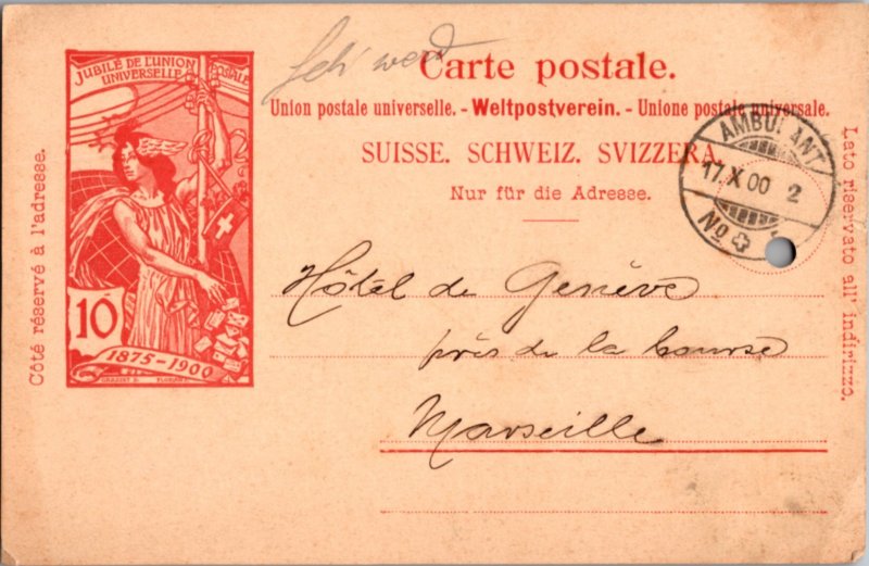 Switzerland, Worldwide Government Postal Card