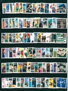 US Scott # 3182-3191 a-o Celebrate The Century Complete Set of a 150 singles
