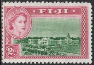 Fiji 1954	2d green and magenta MH